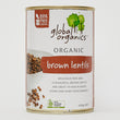 Global Organics Brown Lentils 400g (tinned)