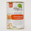 Global Organics Chickpeas no added salt 400g (tinned)